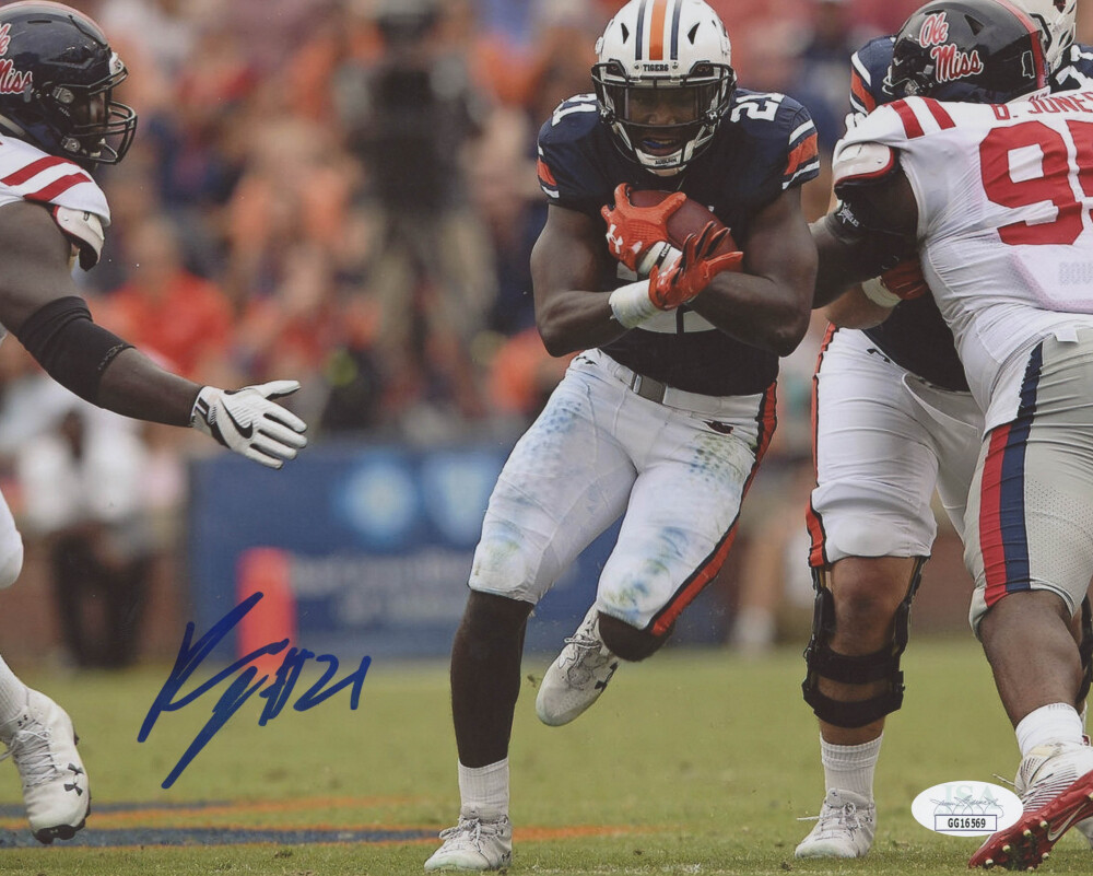 Kerryon Johnson Autographed Signed Auburn Tigers 8x10 Photo JSA 