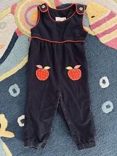 Chirpie Pie Pantaloons 18-24 Months Apple Navy Corduroy Overalls Dungarees Fall