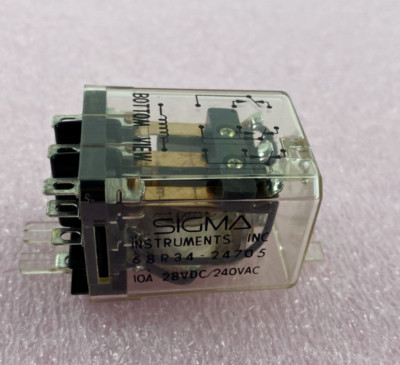 SIGMA Instruments Relay 68R34-24705 10A 28VDC/240 VAC 