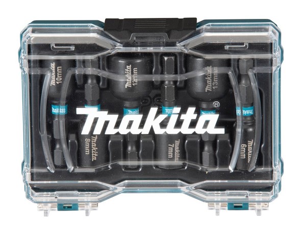 Makita E-15768 SteckschlüSsel-Set 6-Tlg. 1/4“ Sechskant Impact Black ZubehöR-image