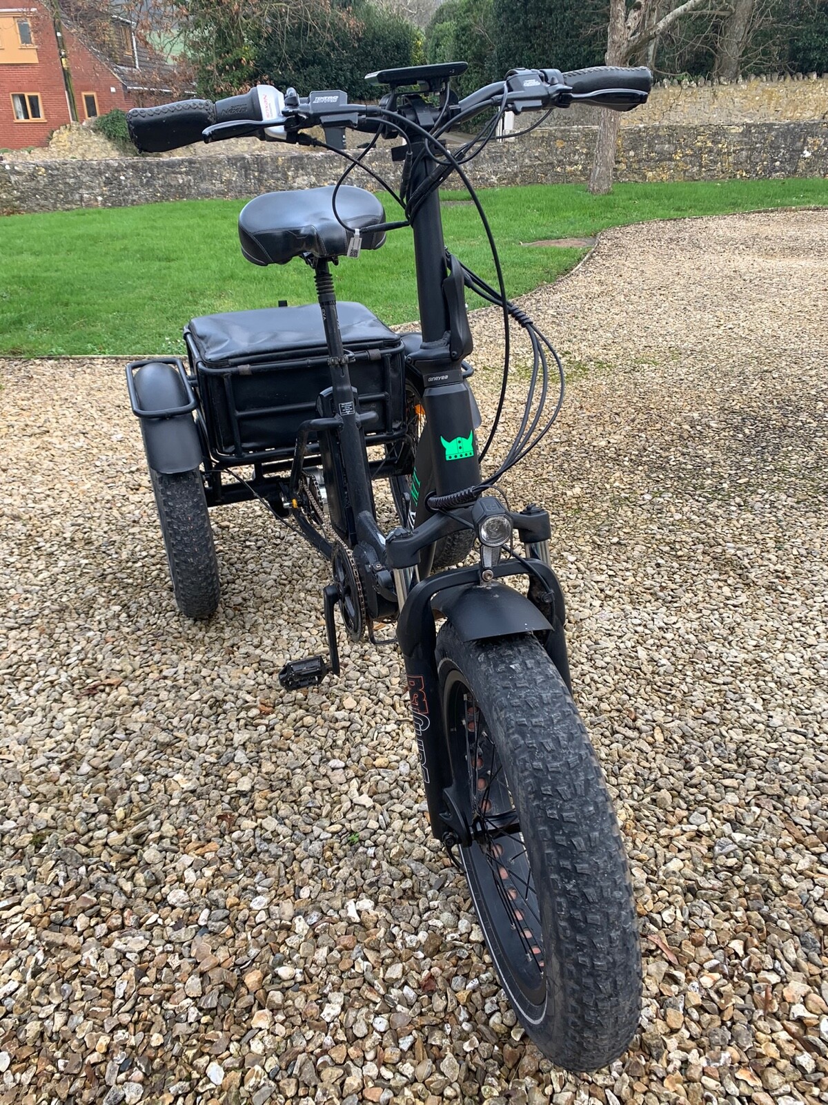 Jorvik Mid Drive Folding Electric Mountain Trike JMT9 (250w) Black eBay