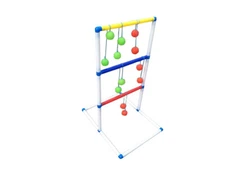 Ladder Toss Game Set with 6 Bolos Backyard Family Kid Games 16856