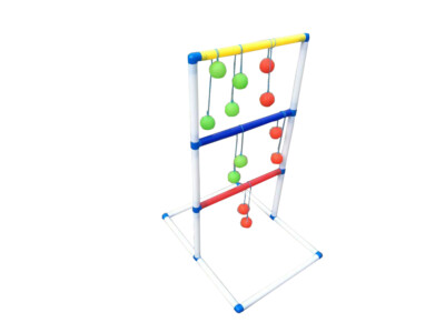 Ladder Toss Game Set with 6 Bolos Backyard Family Kid Games 16856