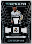 2023-24 Panini Obsidian Trifecta Material Jersey JUDE BELLINGHAM TM-JB /199 Real