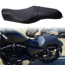 Two-Up 2-Up Driver & Passenger Seat For Harley Sportster XL 883 1200 2005-2013