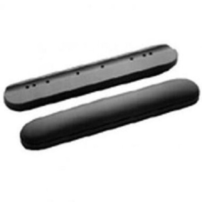 Full Length 14'' Black Vinyl Padded Wheelchair Arm Rest PAIR