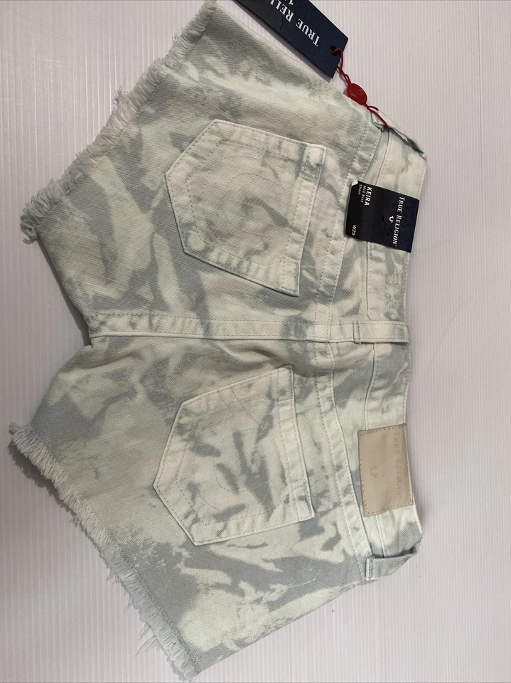 True Religion Jean Shorts Mid Rise Keira W25 RRP £139 - Image 3 of 4