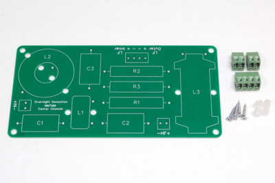 Crossover PCB for the Overnight Sensation MMTMM Center DIY speaker design 