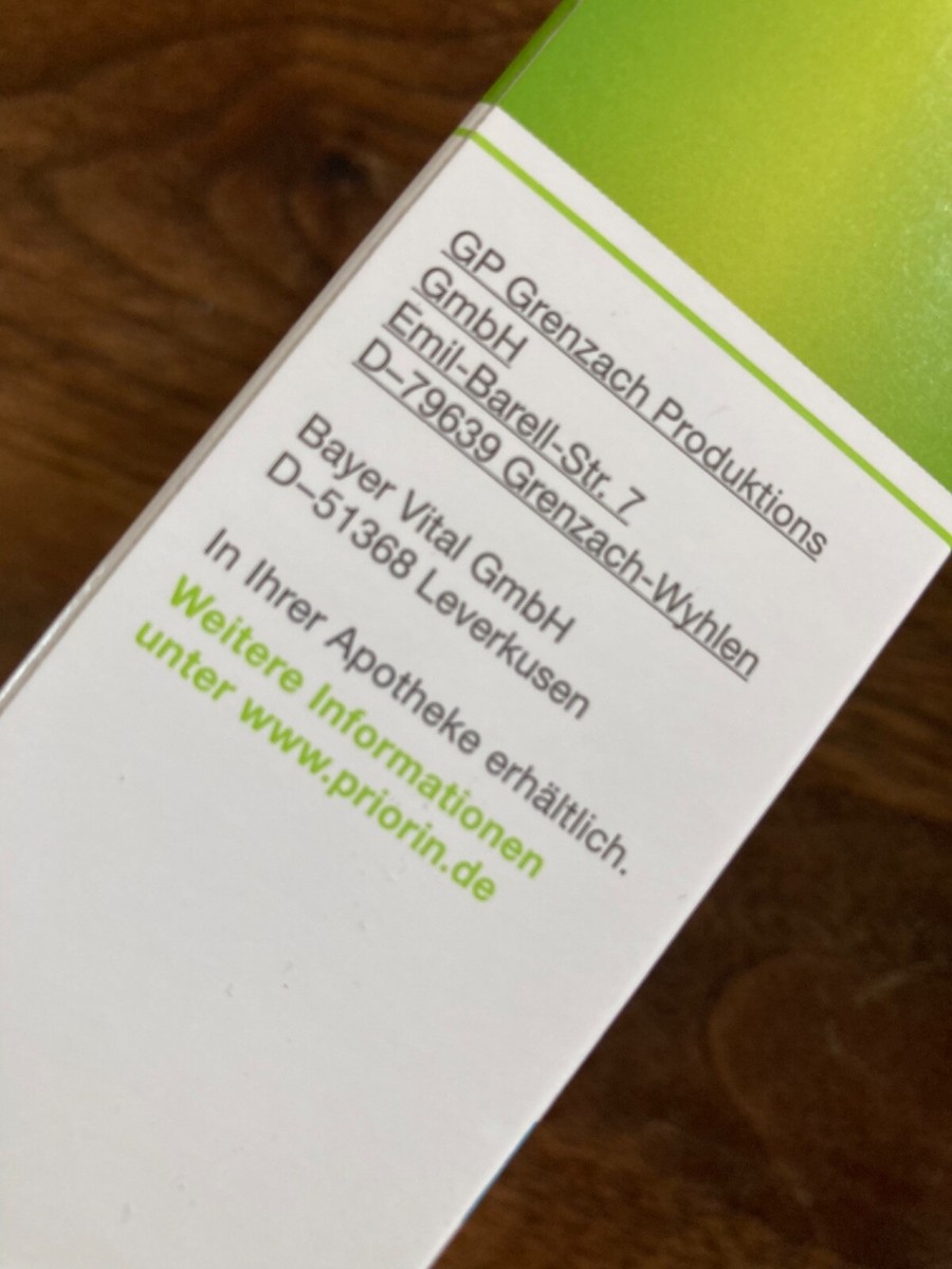 Shampoing Priorin Anti-chute 3 X 200 Ml - Avec Vitamines Et Biotine - Pousse Des Cheveux