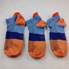 Bombas Hex-Tec Cycle Athletic Ankle Socks Lot Of 3 Size L