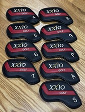 MAGNETIC XXIO Iron Head Cover 9 Pcs 4-P, A, S Black  Red 