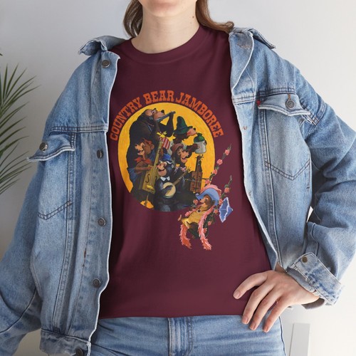 Disney Magic Kingdom Country Bear Jamboree Shirt Unisex Classic Tee T-shirt - Picture 3 of 7