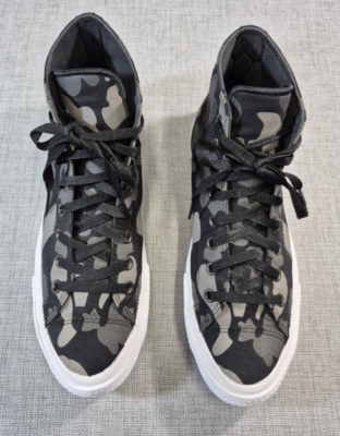 Converse CTAS HI Camo 151157C Black Grey White Men