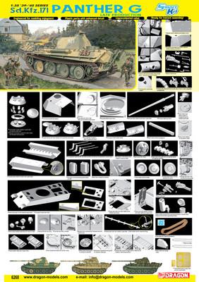DRAGON 1/35 6268 Sd.Kfz.171 Panther G Late Production [Bonus:dream
