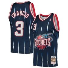 MEN Steve Francis Hardwood Classics - All Stitched Jersey Navy
