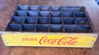 Genuine Vintage Australian Wooden Coca-Cola Coke Crate Date Stamped June 1970