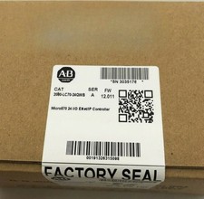 New Allen Bradley 2080-LC70-24QWB SER A Micro870 24 I/O ENet/IP Controller