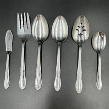 Oneida Custom PLANTATION Hostess Set Stainless Flatware FREE SHIPPING