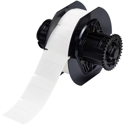 Brady B33-119-427 Self-Laminating Vinyl Wire Labels 1.5 x 1.5'' White 1000 142870