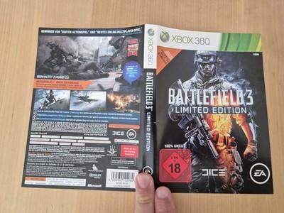 Battlefield 3-Limited Edition (Xbox 360) Frontcover + Backcover gebraucht