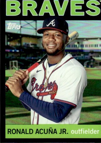 2025 Topps Archives Ronald Acuna Jr. [Black] #84 card