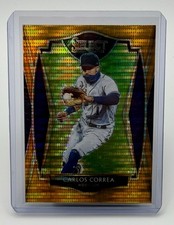 2021 Panini Select Carlos Correa FOTL Orange Pulsar /18 #193 Minnesota Twins
