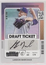 2021 Panini Contenders Draft Ticket 2 Auto Landon Marceaux #DT2-LM Auto f8r