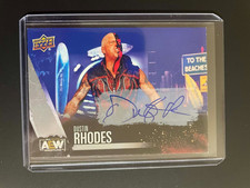 AEW 2021 Dustin Rhodes Autograph Upper Deck F...