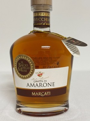 Marcati Grappa di Amarone della Valpolicella 0,7L | Il Bacio delle Muse | 40% Vo