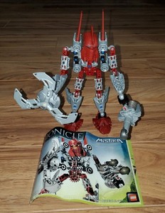Lego Bionicle Toa Tahu 8689 With Instructions - No Box