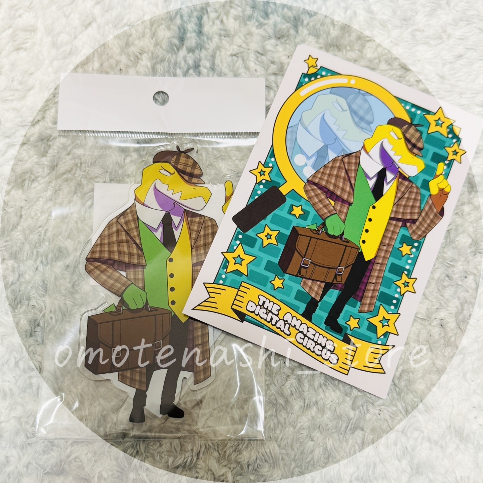 The Amazing Digital Circus POP UP Tokyo Tower Gummigoo Acrylic Stand Postcard