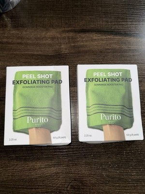 Purito Peel Shot Exfoliating Pad | 16 Pad Total for Blackheads, Whiteheads