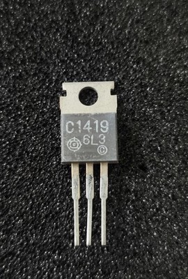 1 Stück/pc. 2SC1419 - HITACHI- TO220 - Silicon PNP Power Transistor