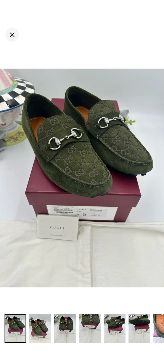 Gucci Green Suede Casual Shoes for Men for sale | eBay