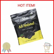 Panda Licorice Soft Chews Black, 7 Oz