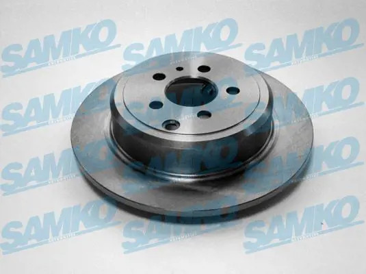 2x Brake disc solid F2141P SAMKO for PEUGEOT FIAT CITROËN