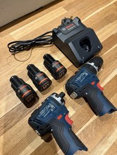 Bosch 12v Brushless Drill, Screwdriver, Batteries And Charger