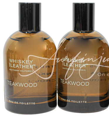 Whiskey & Leather Teakwood Men's Cologne 3.4 oz 100ml Spray Mens 2p Sand Fog EDT