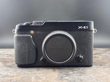 Fujifilm X-E1 16MP Mirrorless Digital Camera Body Black excellent 0033