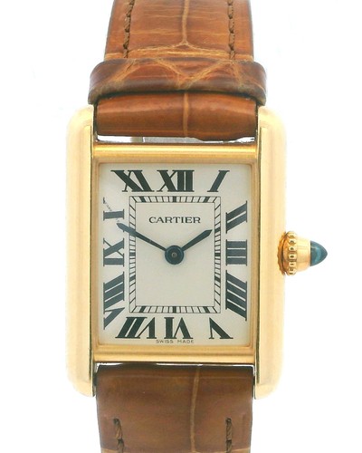 Cartier Tank Louis W1529856 18K Yellow Gold W/Card-2022 Ladies Watch