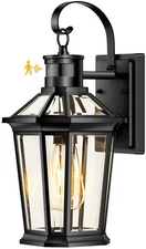 Motion Sensor Outdoor Wall Lights, Dusk to Dawn Exterior Light Fixtures Wall