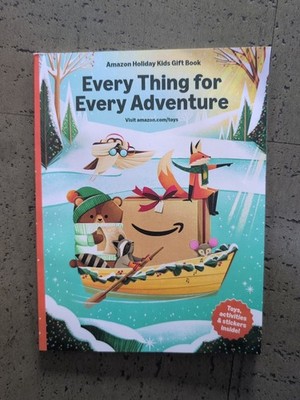 2025 Amazon Holiday Kids Gift Book Toys Catalog has Stickers and Wishlist