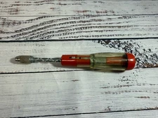 Vintage Stanley Yankee No. 233H (68-233) Push Spiral Ratchet with 3 Tool Bits