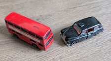 Vintage Retro Corgi London Bus & London Taxi