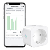 Smart Plug Mit Stromverbrauchsmessung Sprachsteuerung Timer Alexa Google