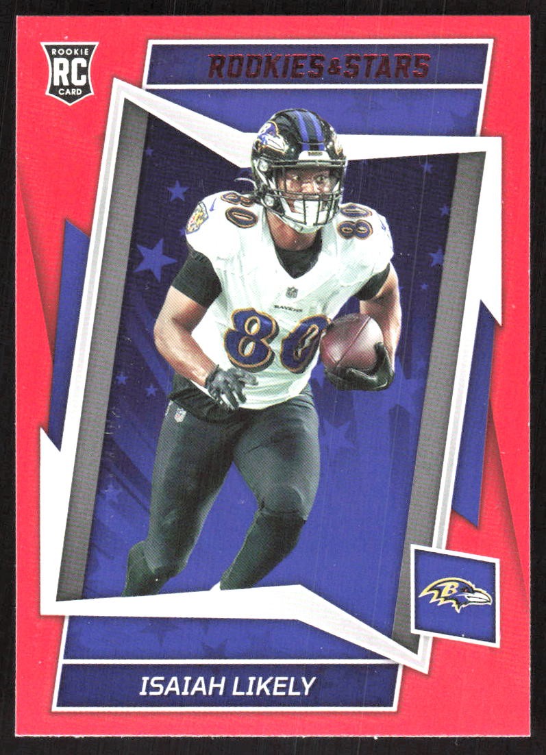 9706K 2022 Panini Rookies & Stars #168 Isaiah Likely Red