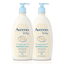 Aveeno Baby Daily Moisture Lotion with Colloidal Oatmeal  Dimethicone