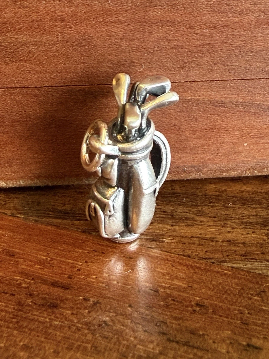 James Avery 3D Golfbag-Anhänger, Sterlingsilber - ZURÜCKGENOMMEN