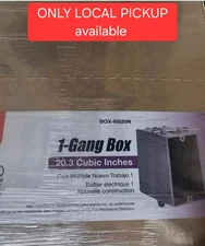 ✨ Gardner Bender 22cu in 1-Gang New York  Electrical Switch/Outlet Box 100 pk