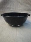 Pyrex Corning NY Black Vintage Mixing Bowl 1 liter Clear Bottom